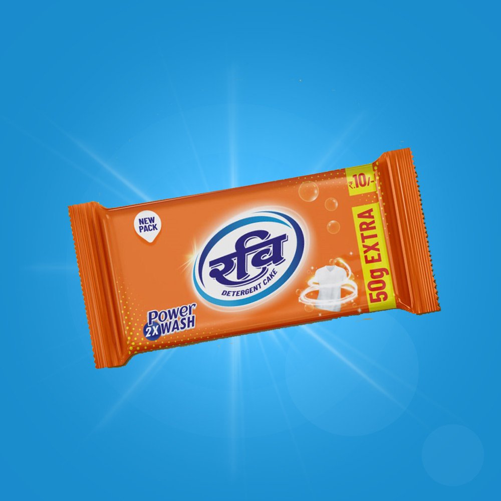 Ravi Detergent Cake (Orange)